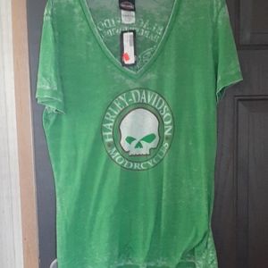 Womans harley davidson tee shirt